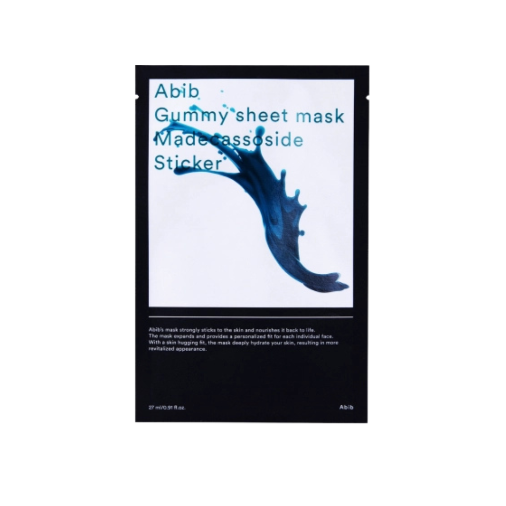 abib GUMMY SHEET MASK MADECASSOSIDE STICKER