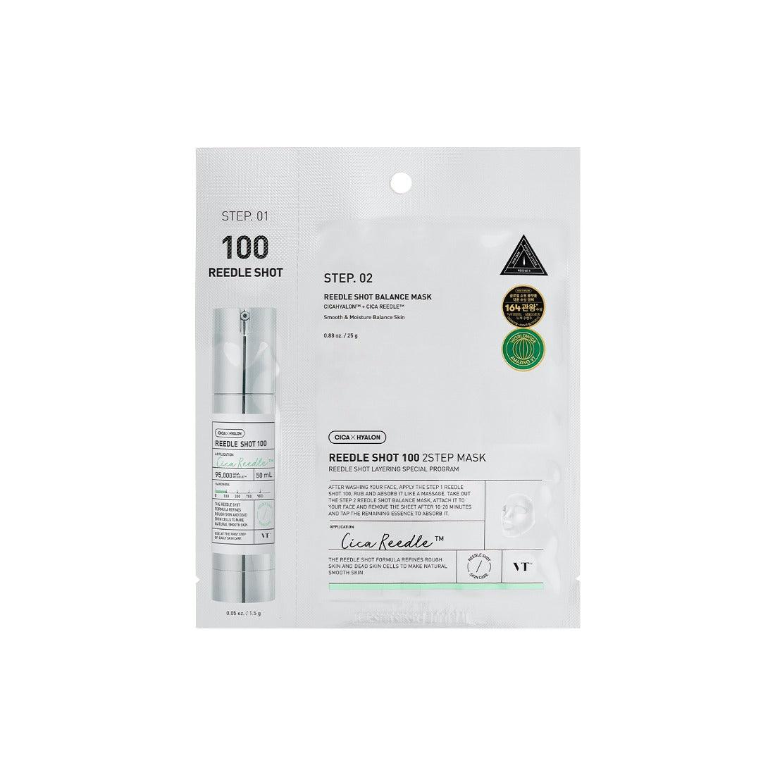 vt cosmetics REEDLE SHOT 100 2 STEP MASK